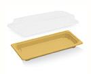 Bamboo Sushi Tray With PET Lids
